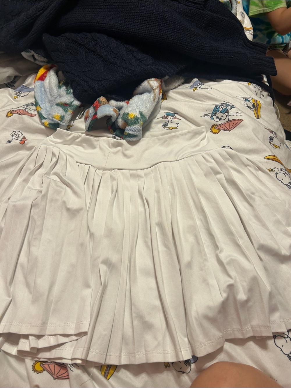 White Pleated girls Skort- Classic Tennis Style